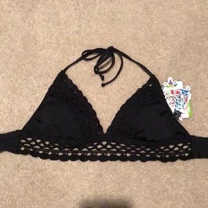Becca black swimsuit top and top